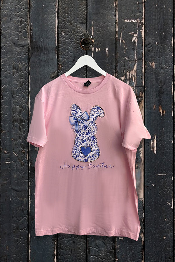 BC DTF HAPPY EASTER BUNNY - PINK