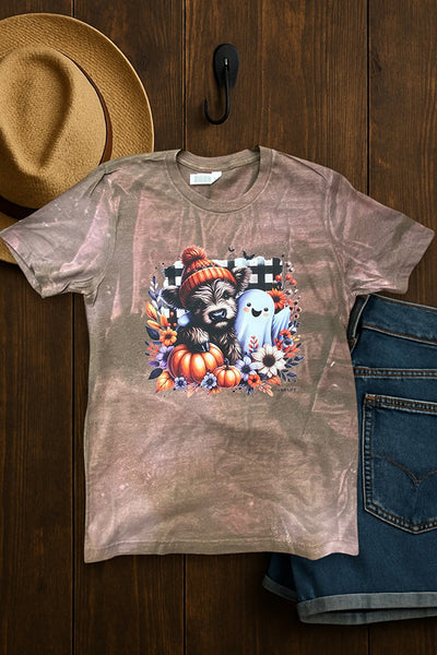 BC BL DTF GHOST COW - BLEACHED BROWN