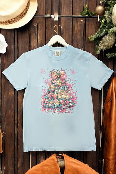 CC DTF PASTEL TREE - CHAMBRAY