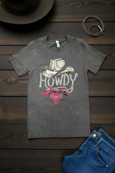 BC DTF HOWDY HAT - HEATHER BROWN