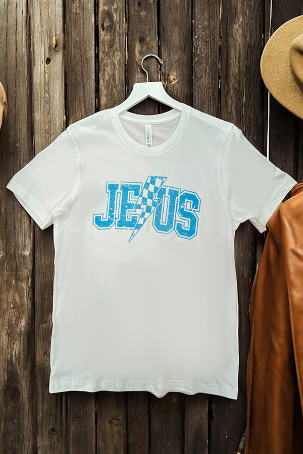 BC DTF BOLT JESUS - WHITE