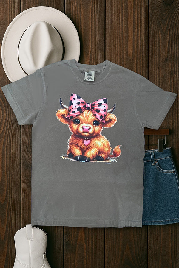 BC DTF COWHIDE BOW  - ESPRESSO