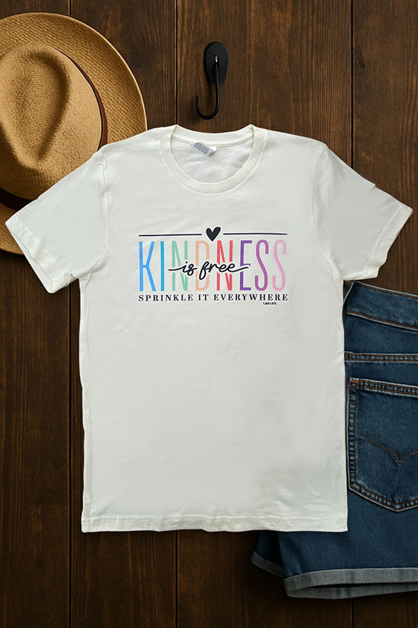 BC DTF KINDNESS IS FREE - CREAM