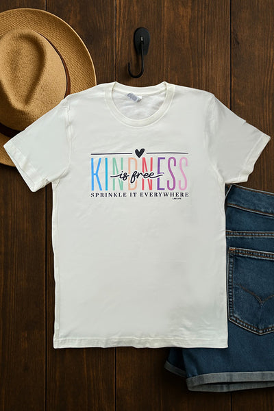 BC DTF KINDNESS IS FREE - CREAM