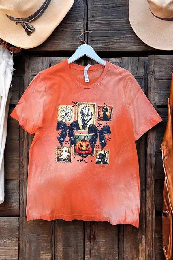 BC BL DTF BOW GHOST - BLEACHED ORANGE