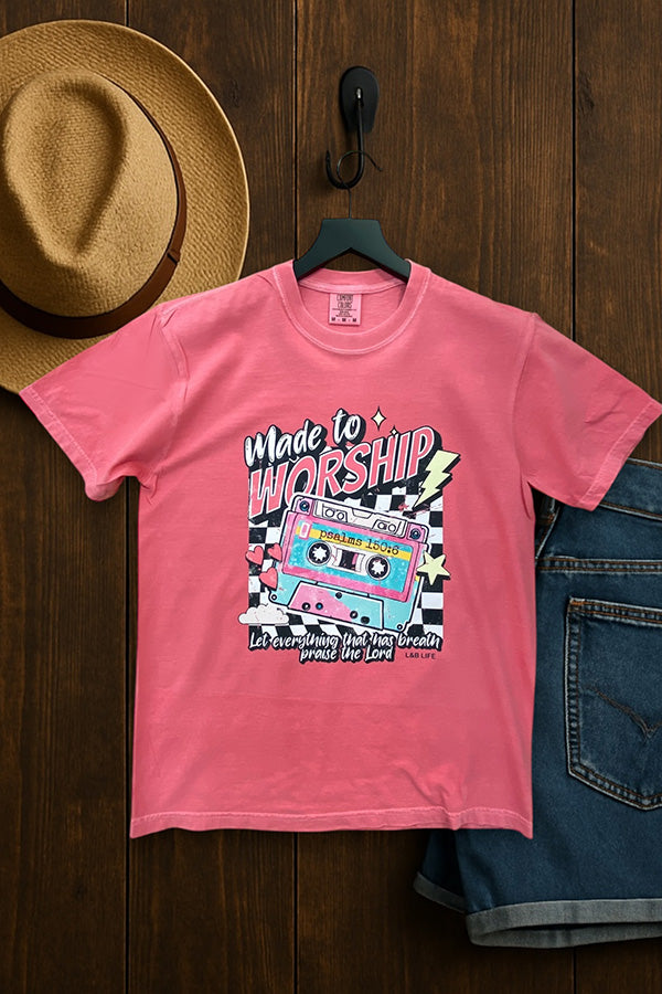 CC DTF MADE TO WORSHIP - WATERMELON