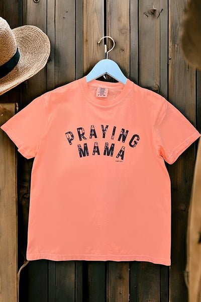 CC DTF PRAYING MAMA  - NEON CANTALOPE