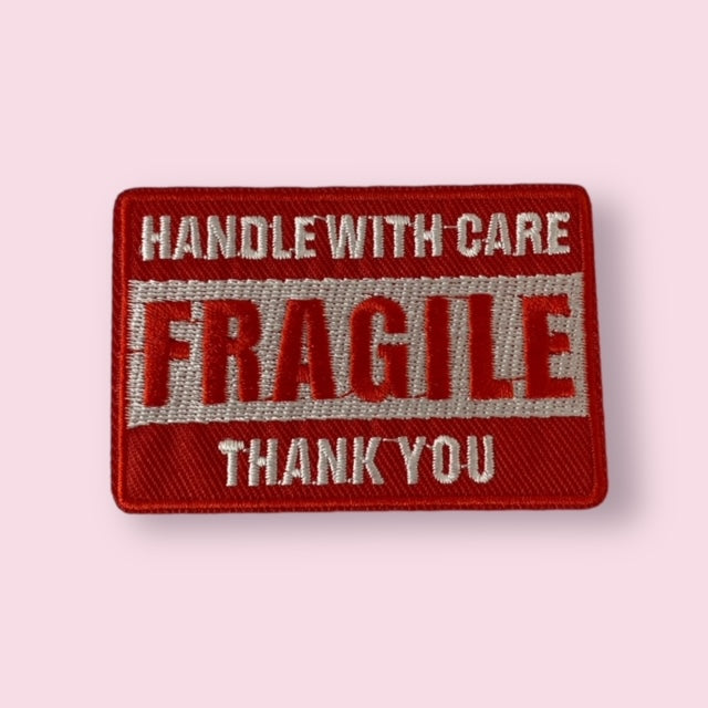 HANDLE WITH CARE  HAT PATCH