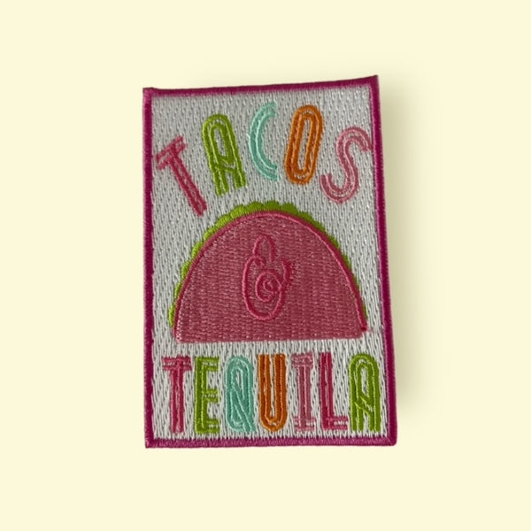 TACOS AND TEQUILA HAT PATCH