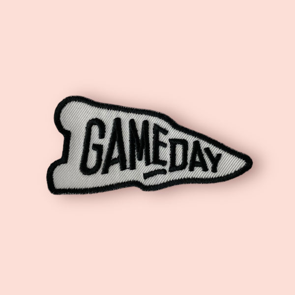 GAME DAY FLAG HAT PATCH