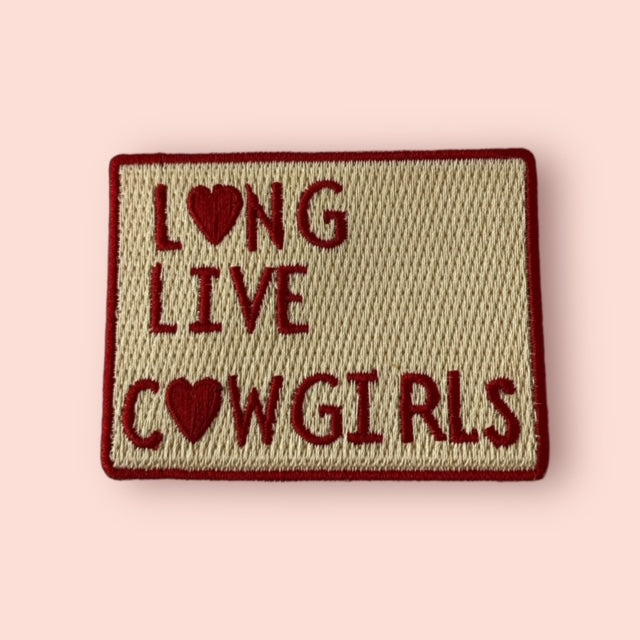 LONG LIVE COWGIRLS HAT PATCH