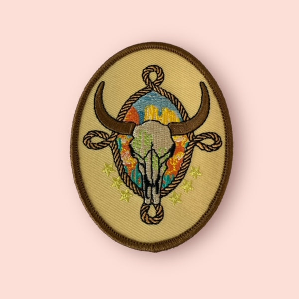 DESERT STEER HAT PATCH