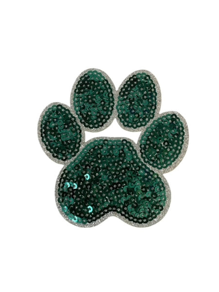 SEQ GREEN PAW HAT PATCH