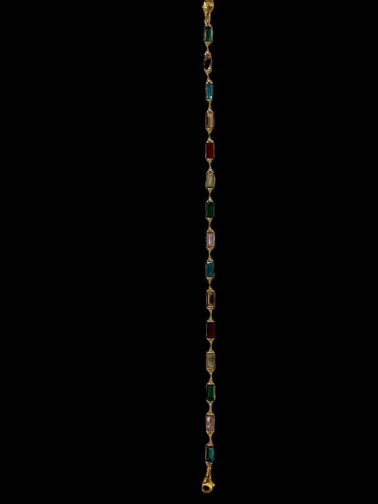 COLORFUL JEWELS HAT CHAIN