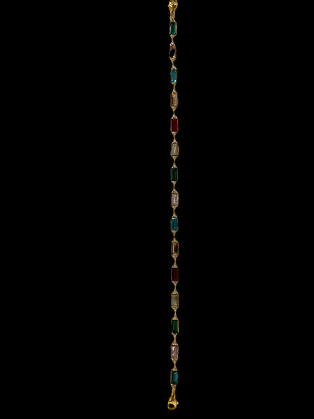 COLORFUL JEWELS HAT CHAIN