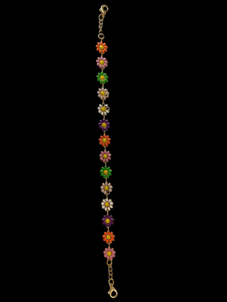 COLORFUL FLOWERS HAT CHAIN