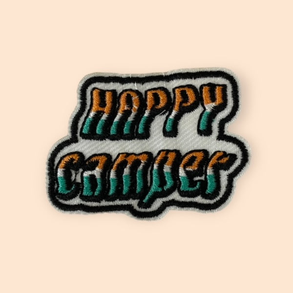 HAPPY CAMPER HAT PATCH