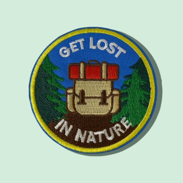 GET LOST IN NATURE HAT PATCH