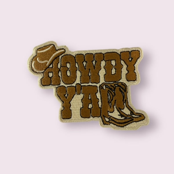 HOWDY YALL HAT PATCH