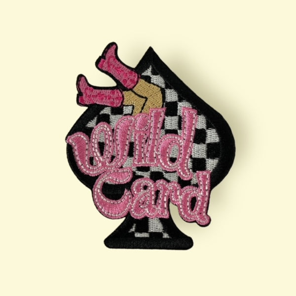 WILD CARD HAT PATCH