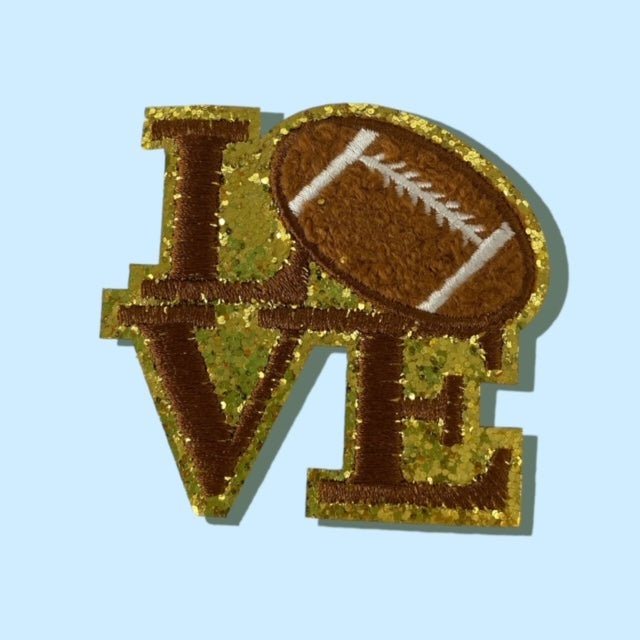 LOVE FOOTBALL HAT PATCH (Copy)