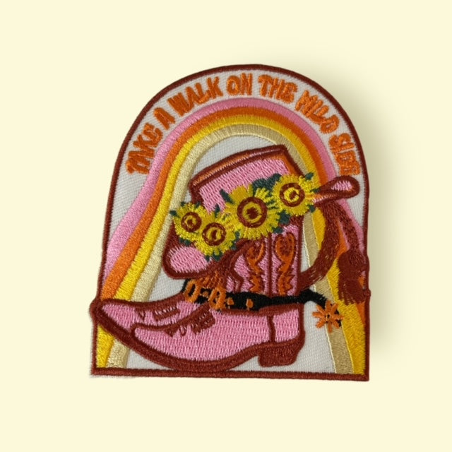 TAKE A WALK ON THE WILD SIDE HAT PATCH