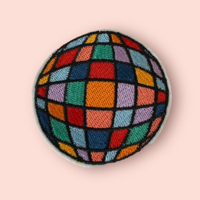 COLORFUL DISCO HAT PATCH