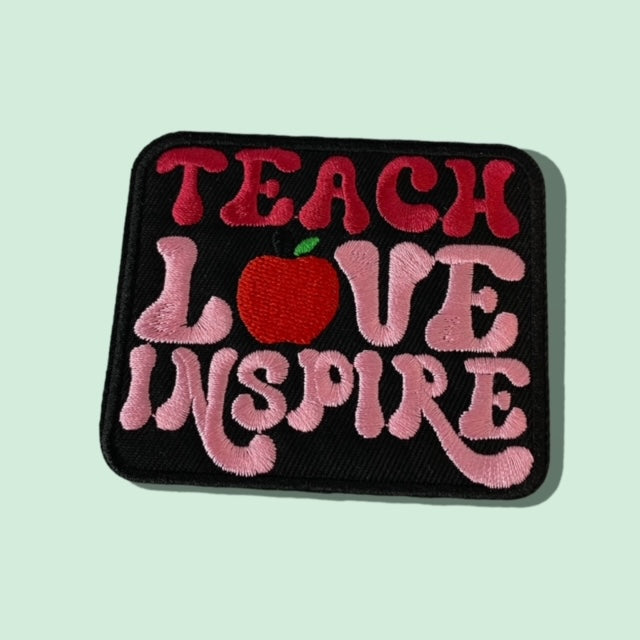 TEACH LOVE INSPIRE HAT PATCH