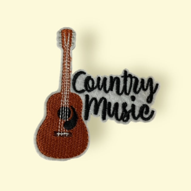 COUNTRY MUSIC HAT PATCH