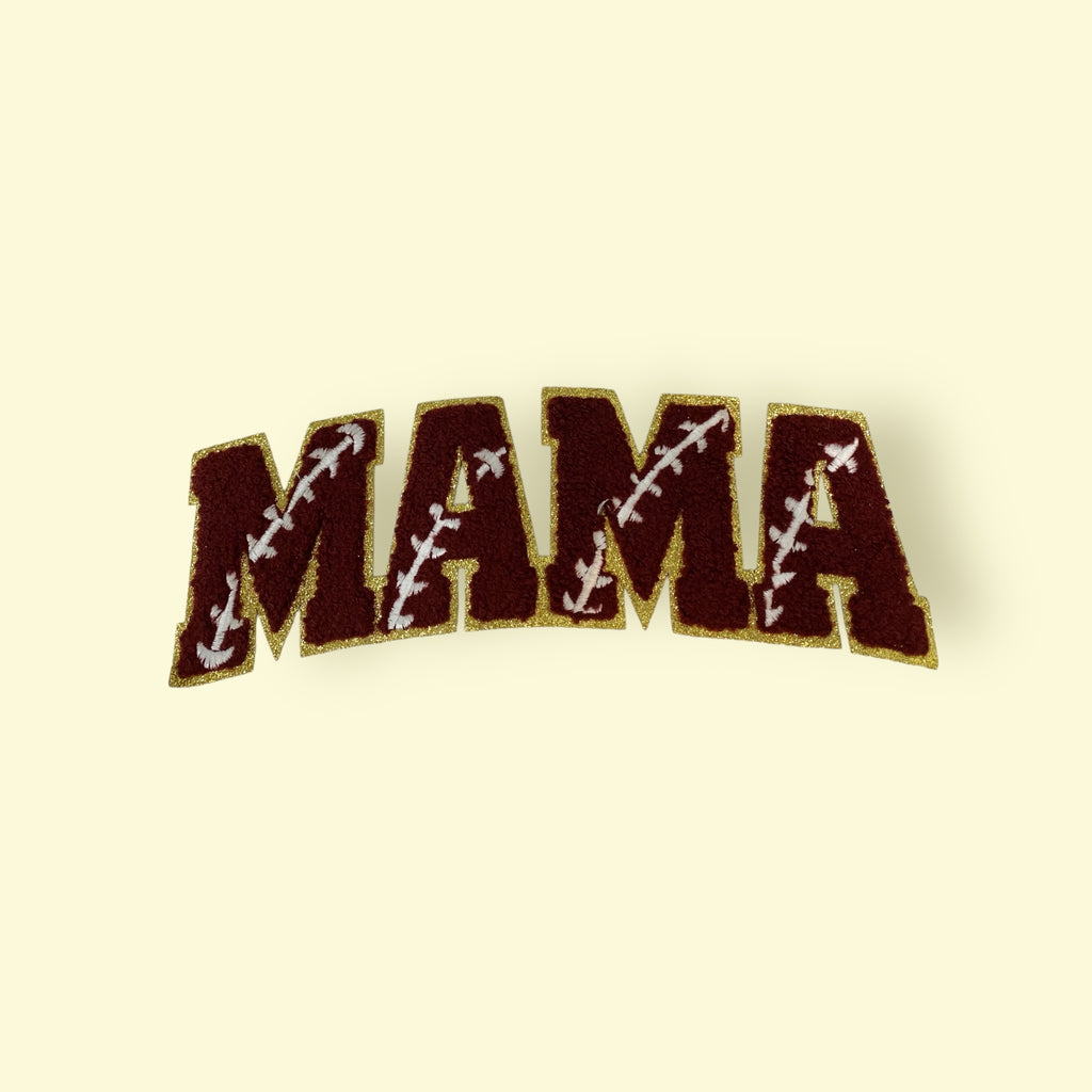 MAMA FOOTBALL HAT PATCH