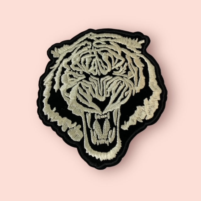 GOLD TIGER HAT PATCH