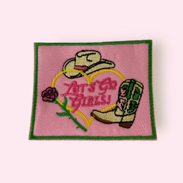 LETS GO GIRLS HAT PATCH