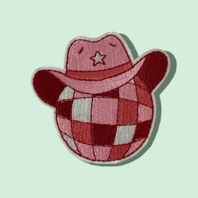 DISCO COWBOY HAT PATCH