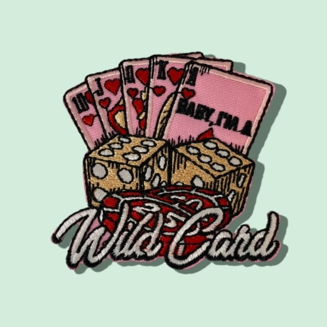 WILD CARD HAT PATCH