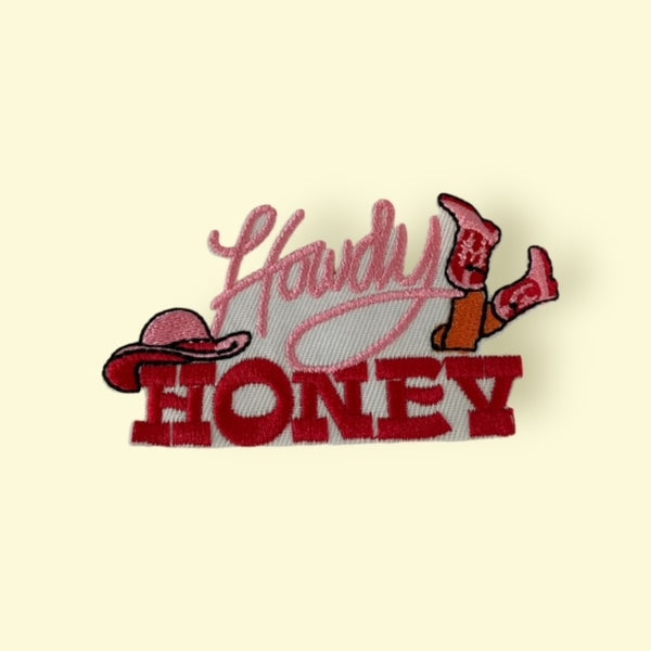 HOWDY HONEY HAT PATCH