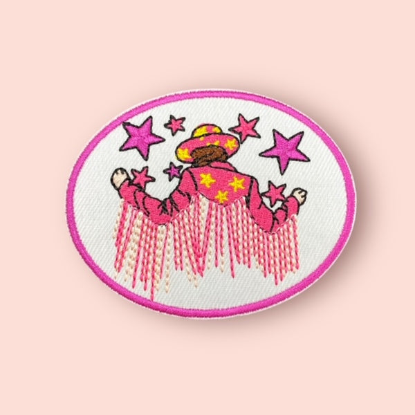 FRINGE SWEATER GIRL PATCH