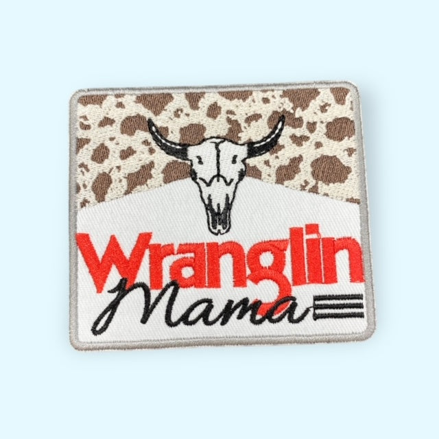 WRANGLIN MAMA HAT PATCH