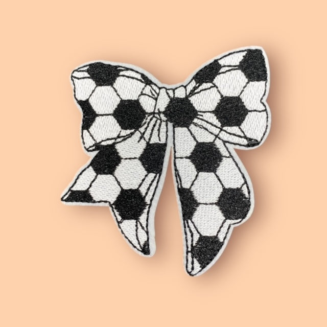 SOCCER BOW HAT PATCH