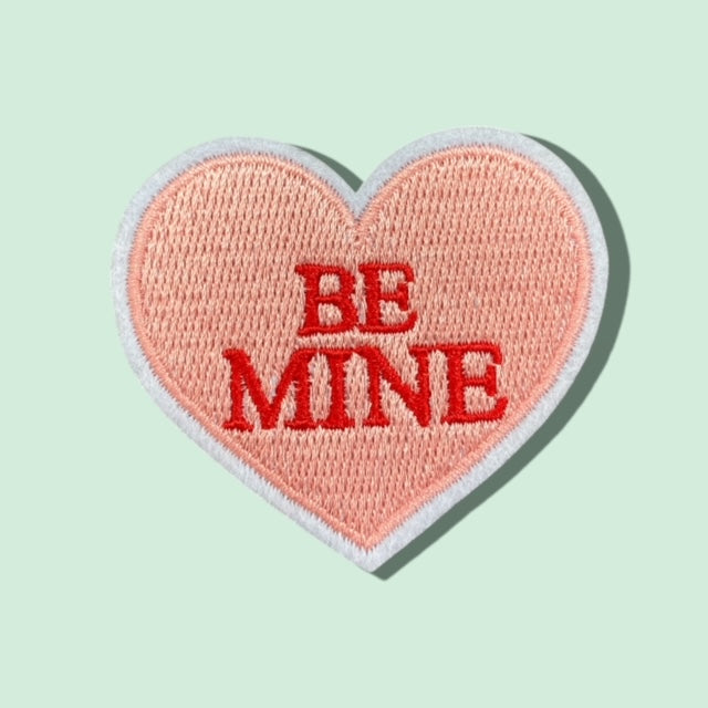 BE MINE HEART HAT PATCH