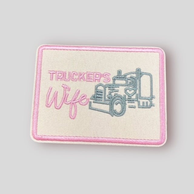 TRUCKERS WIFE HAT PATCH