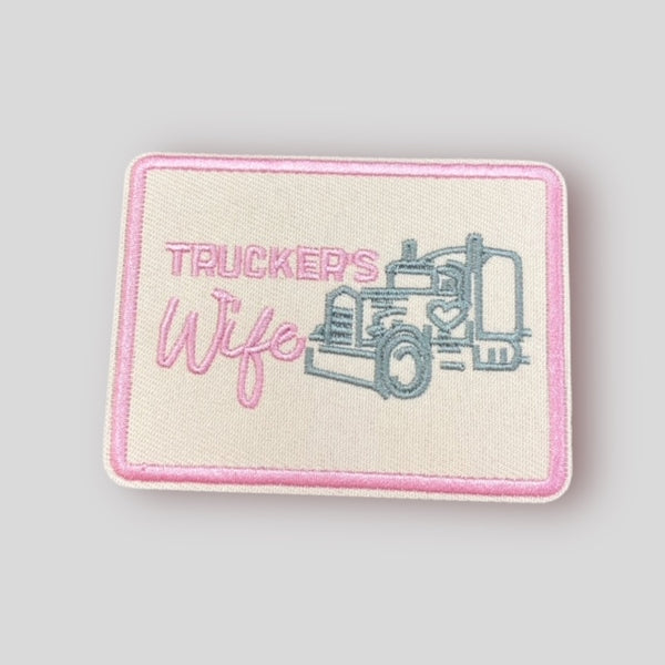 TRUCKERS WIFE HAT PATCH