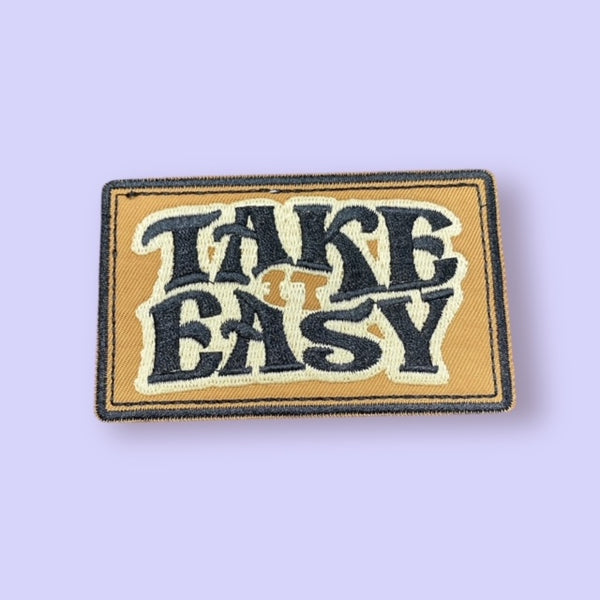 TAKE IT EASY HAT PATCH