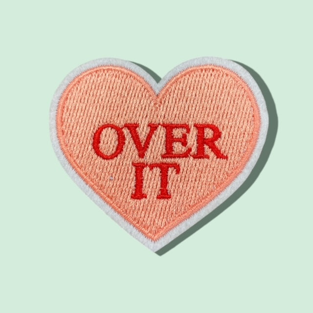 OVER IT HEART HAT PATCH