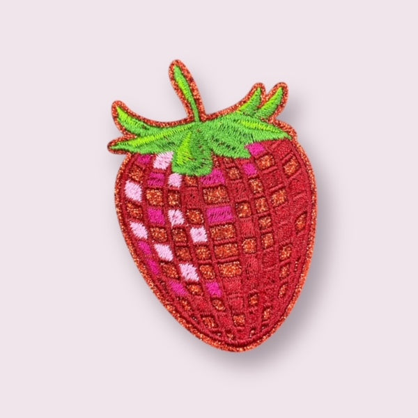 DISCO STARWBERRY HAT PATCH