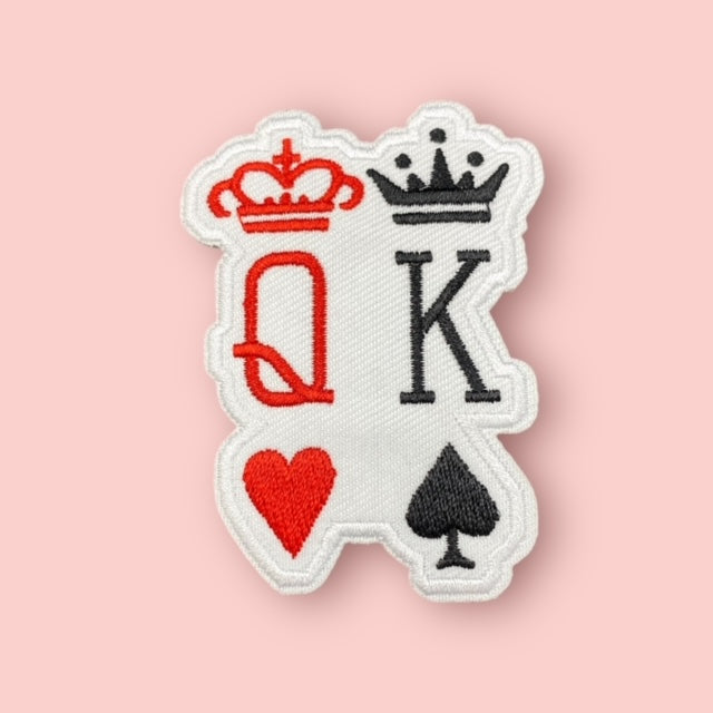 QUEEN AND KING HAT PATCH