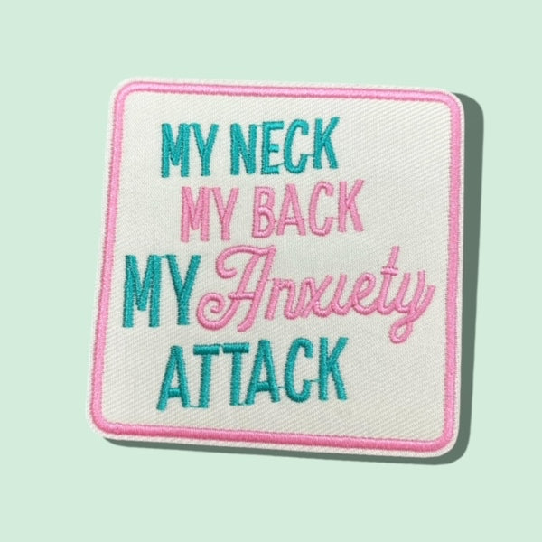 MY NECK MY BACK HAT PATCH