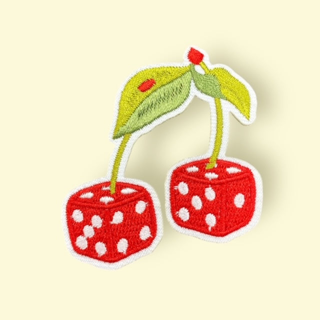 CHERRY DICE HAT PATCH