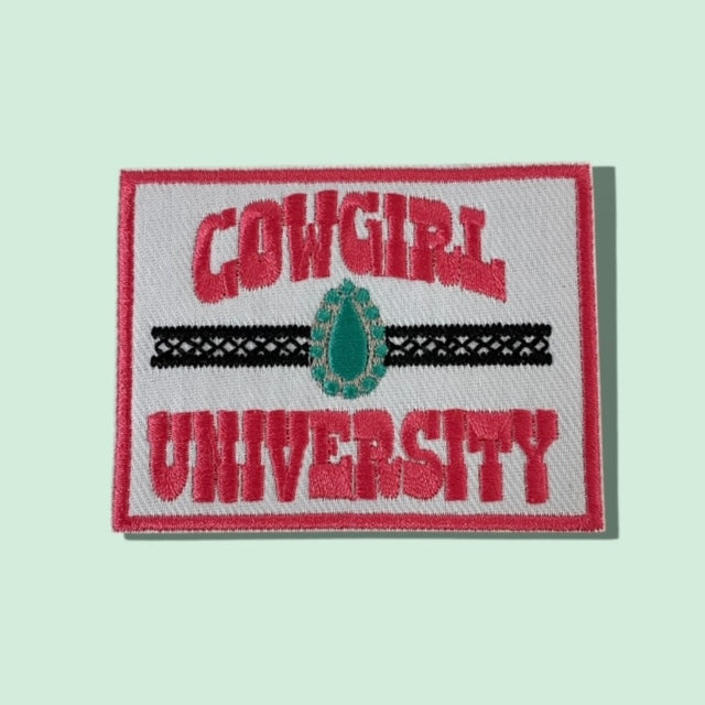 COWGIRL UNIVERSTY HAT PATCH