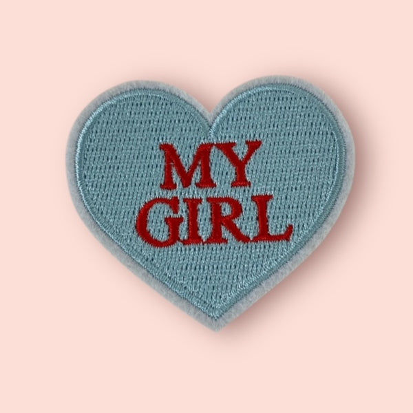 MY GIRL HEART HAT PATCH