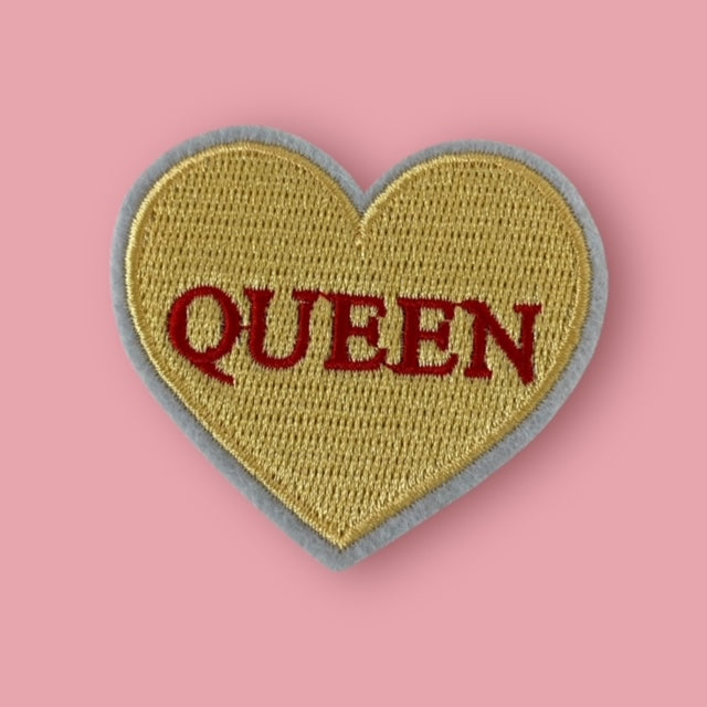 QUEEN HEART HAT PATCH